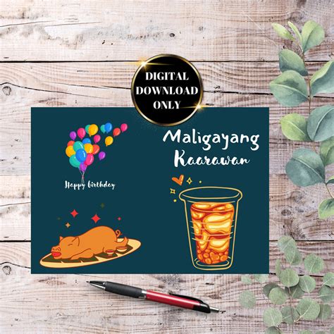 Greetings Cards: Imbitasyon sa kaarawan.